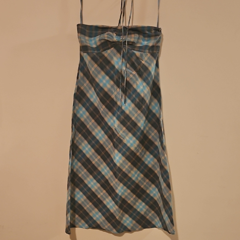 Theory Multicolor Plaid Dress